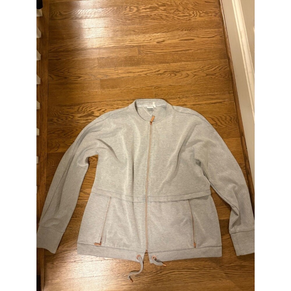 BMW Lifestyle Women's Zip Jacket | Gray + Rose Gold | Size XL